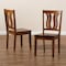 Baxton Studio Fenton Modern and Contemporary Transitional Walnut Brown Finished Wood 2-Piece Dining Chair Set 177-11379-Zoro - alternate 6